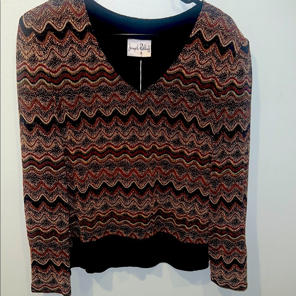 Vintage Joseph Ribkoff Size 16 Beaded top